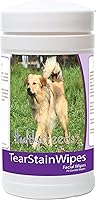 Vista 100 de Healthy Breeds Toallitas quitamanchas de lágrimas de perro para husky siberiano – Más de 100 razas – Limpiador facial de ojos – 70 toallitas