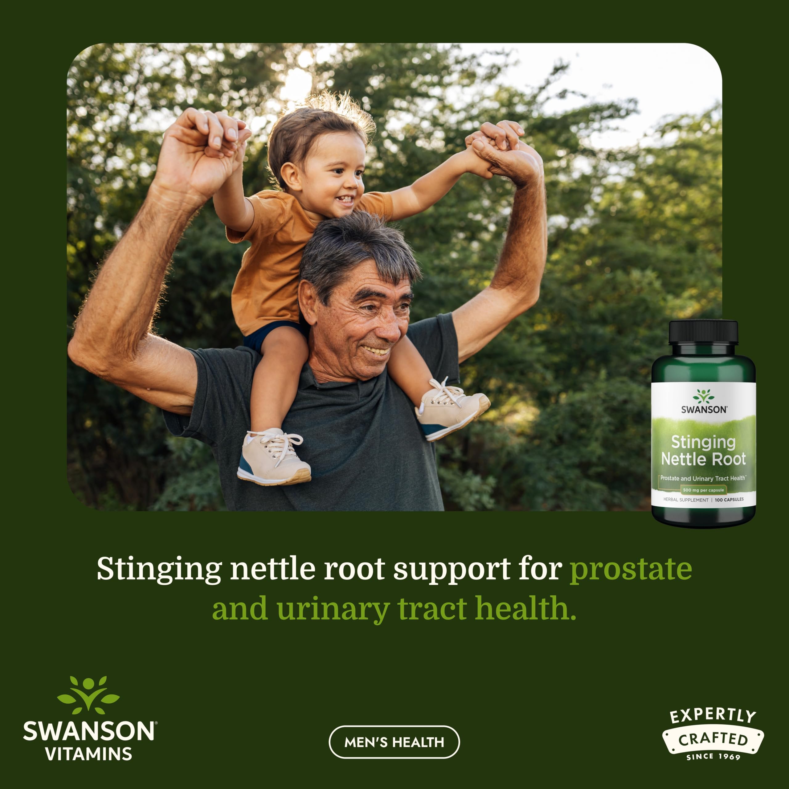 Swanson Stinging Nettle Root (Urtica Dioica), 500 mg, 100 Caps — Amazon image 2