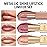 Oulac Metallic Nude Lipstick Set 3PCS, Comfortable Creamy Texture, Smooth No Grainy Feeling, Vegan & Gluten Free, Full-Coverage Lip Makeup, 3 X 4.3 g, 603+GM04+GM06