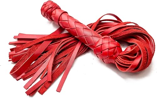 Miniatura 44 de Látigo de caballo suave hecho a mano, herramientas de cuero genuino de 19.7 y 27.6 pulgadas, esencial para entrenamiento y equitación ecuestre