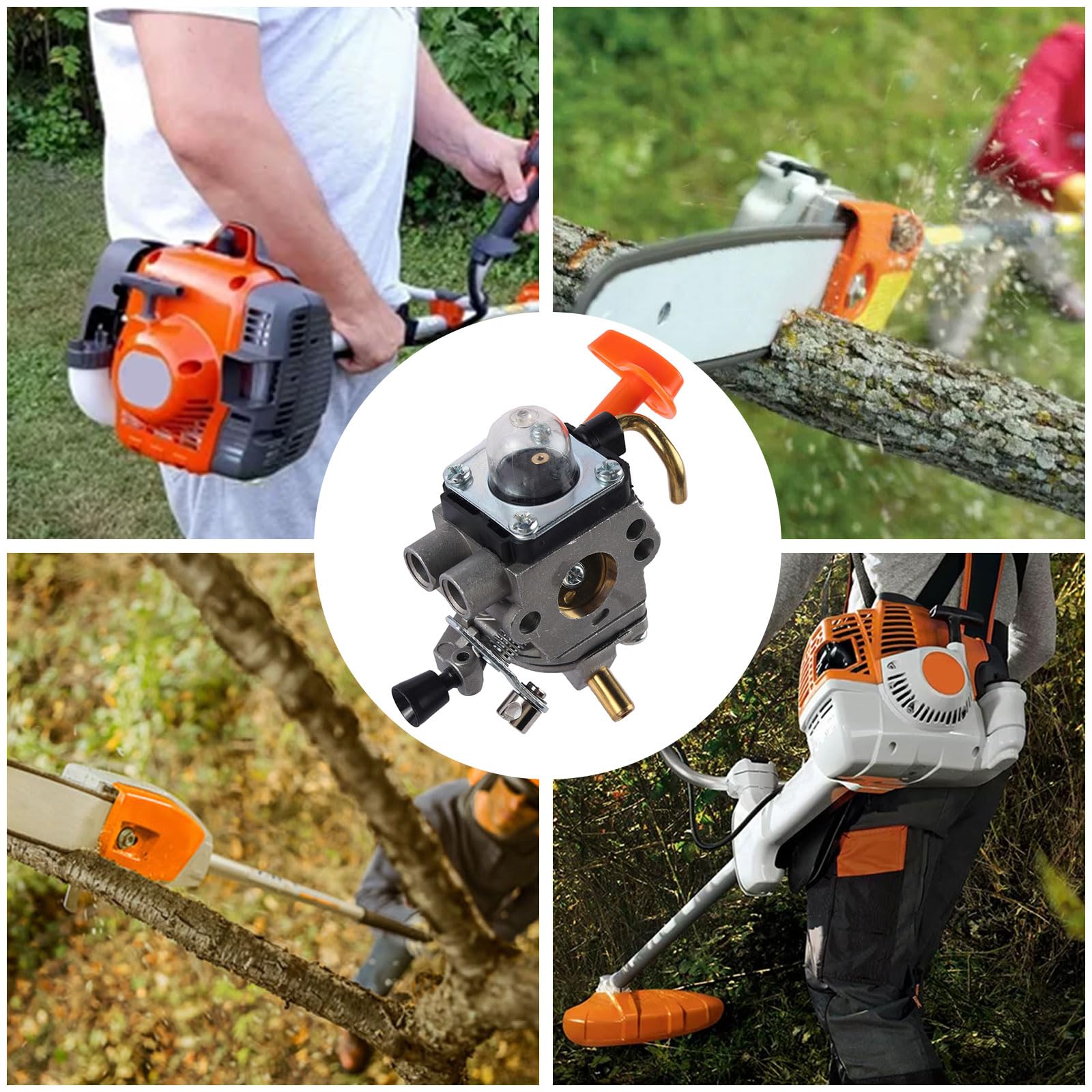 Carburateur FS90R C1Q-S174, Carburateur pour Stihl FS87 FS90 FS100 FS110R KM90 KM90R KM110R KM130R HT100 HT101 avec kit de réglage