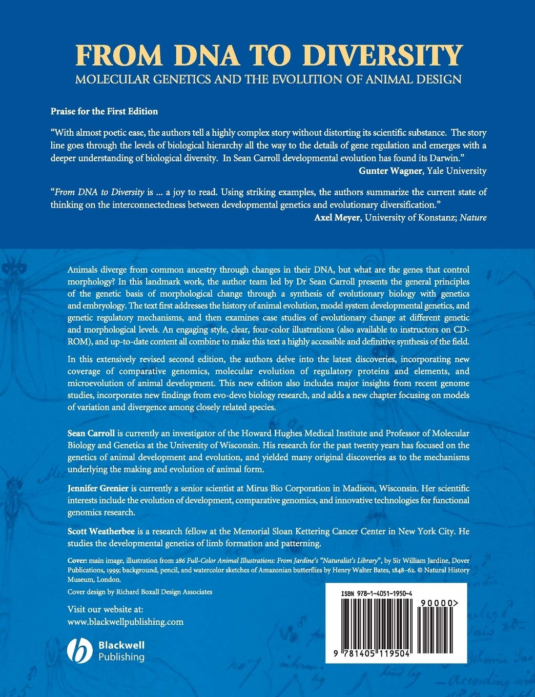 From DNA to Diversity: Molecular Genetics and the Evolution of Animal Design
