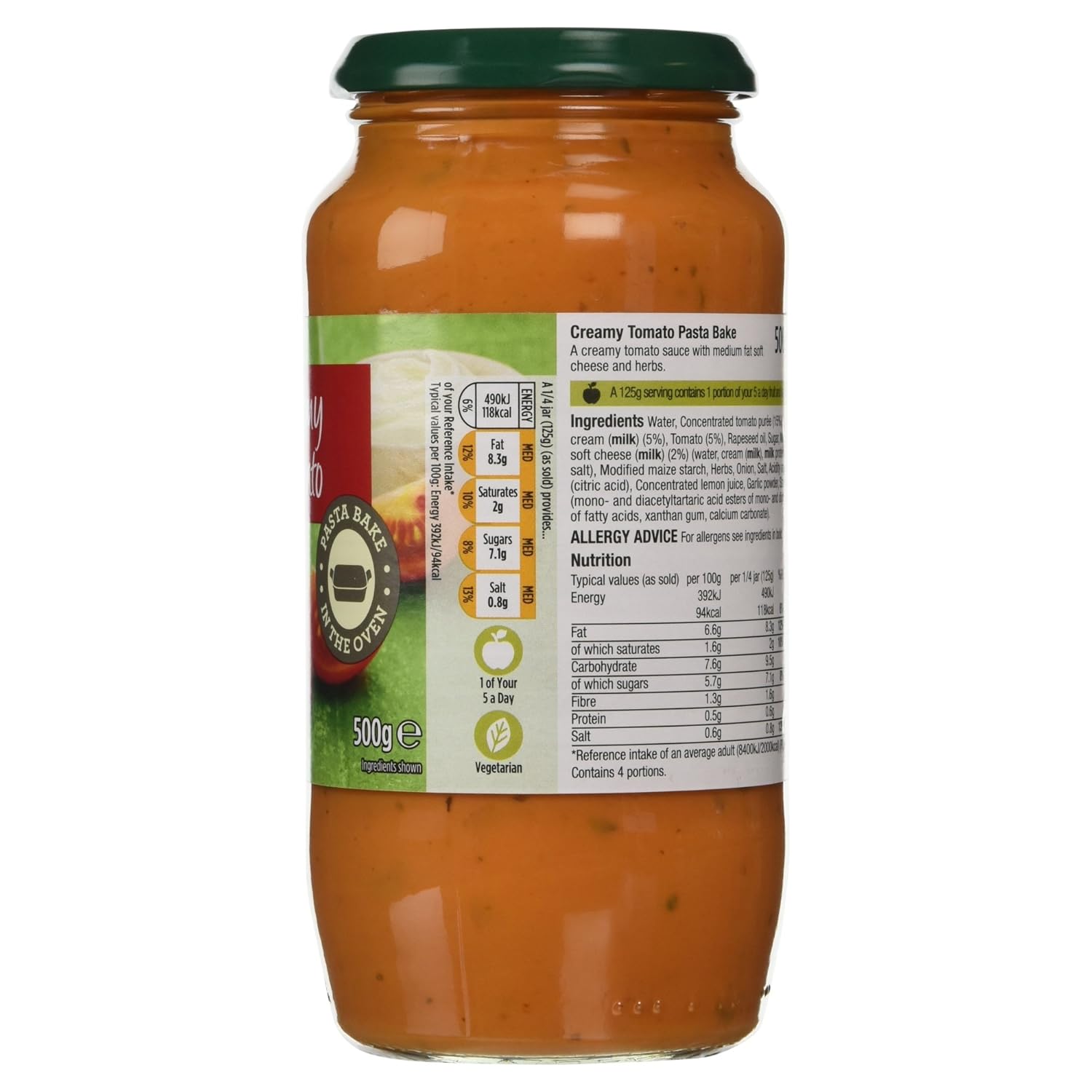 Morrisons Creamy Tomato Pasta Bake 500g