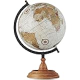 Deco 79 Mango Wood Globe with Wood Base, 9