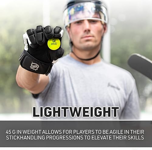 Miniatura 4 de Franklin Sports NHL - Pelotas de hockey de calle, sin rebote para calle al aire libre + pelotas de hockey sobre ruedas, tamaño oficial para jóvenes