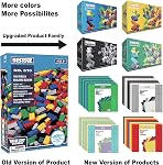 1000 pièces de blocs de construction, jouet de briques de construction classique en vrac, grande boîte de briques de base, compatible avec les grandes marques, jouets éducatifs de construction et cadeaux pour enfants de 6 ans et plus