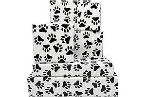 Dtiafu Husky Wrapping Paper -10 Sheets Funny Dog Cat Lovers Birthday Wrapping...