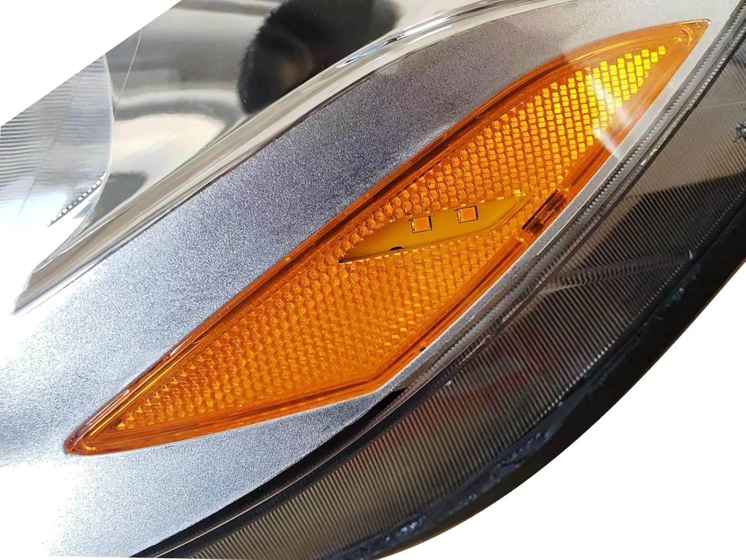 Replacement Headlight Chrome Trim Driver Left Side Headlamp Complete Assemble For Mercedes-Benz Sprinter Freightliner Sprinter 1500/2500/3500 Cargo From 2019 to Onward