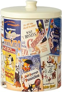 Enesco 6001023 Disney Ceramics Classic Film Posters Cookie Jar Canister,...