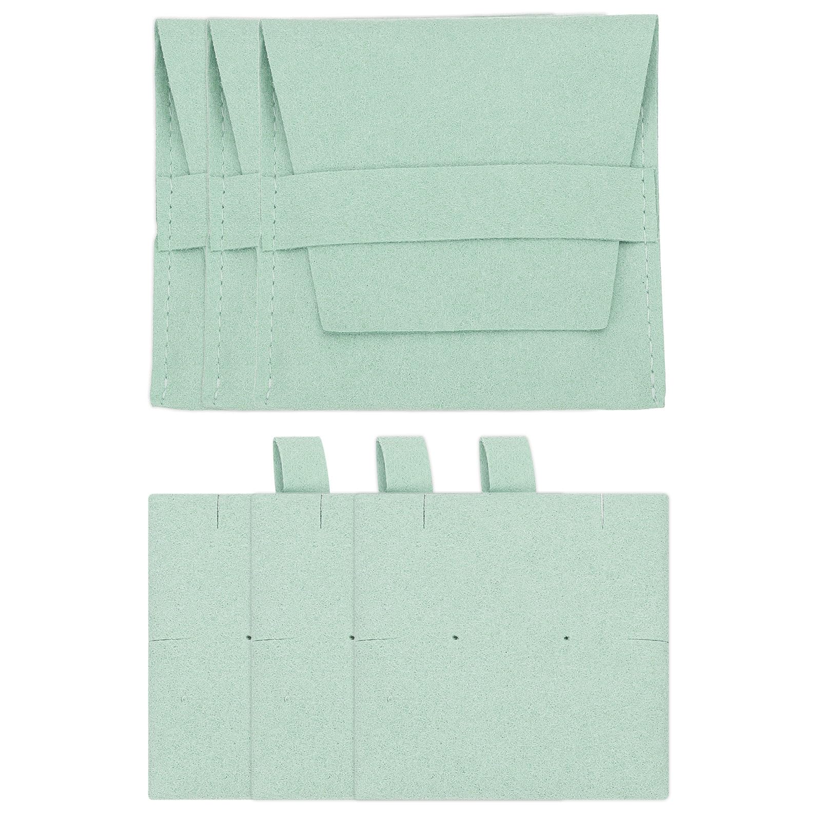 Pochettes bijoux en microfibre PATIKIL sac velours rangement bague bracelet collier 8x3