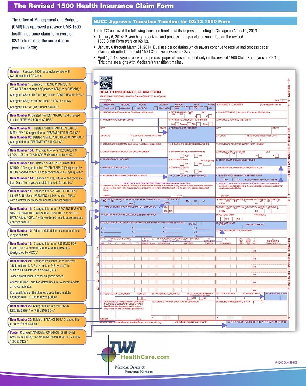 CMS 1500 Claim Forms 