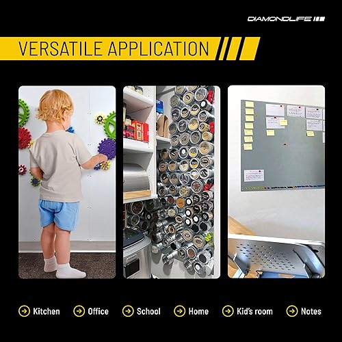 Miniatura 2 de Tablero de pared magnético para la oficina y el hogar, tablero de anuncios grande, tablero magnético - 3 acabados incluidos. Pizarra blanca