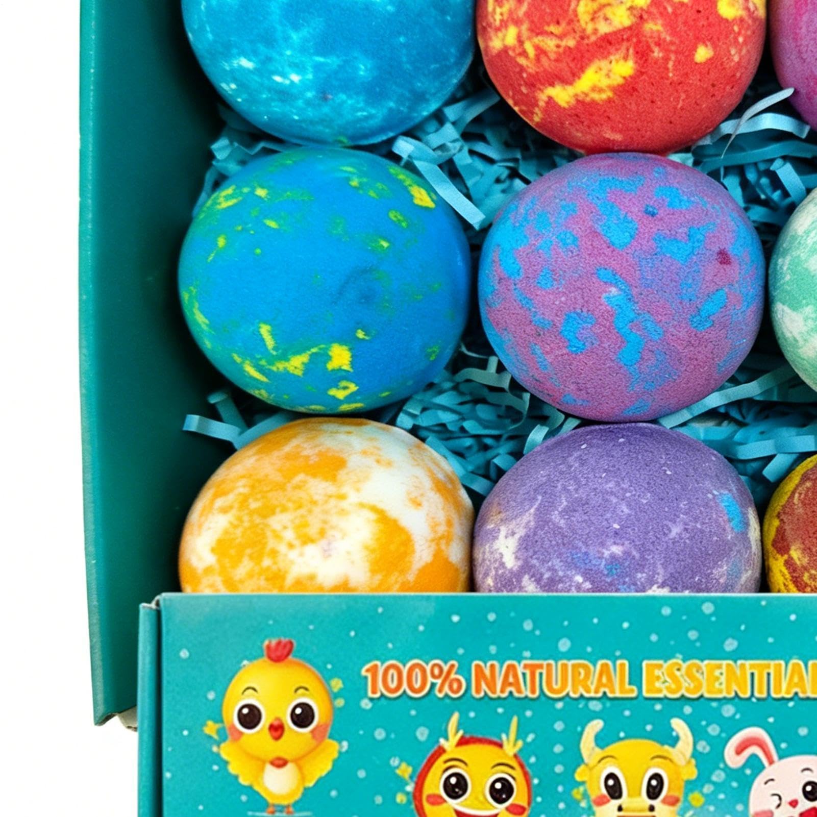 Badekugel für 12 Stück Handseife mit Spielzeug