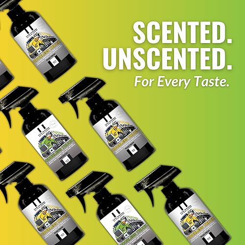 Miniatura 7 de Spray eliminador de olores de camionero inodoro para tu semi, cabina y equipo grande. Elimina los olores desagradables de tu asiento del conductor,