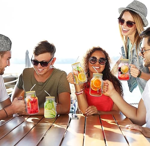 Miniatura 8 de Vasos para beber Mason Jar