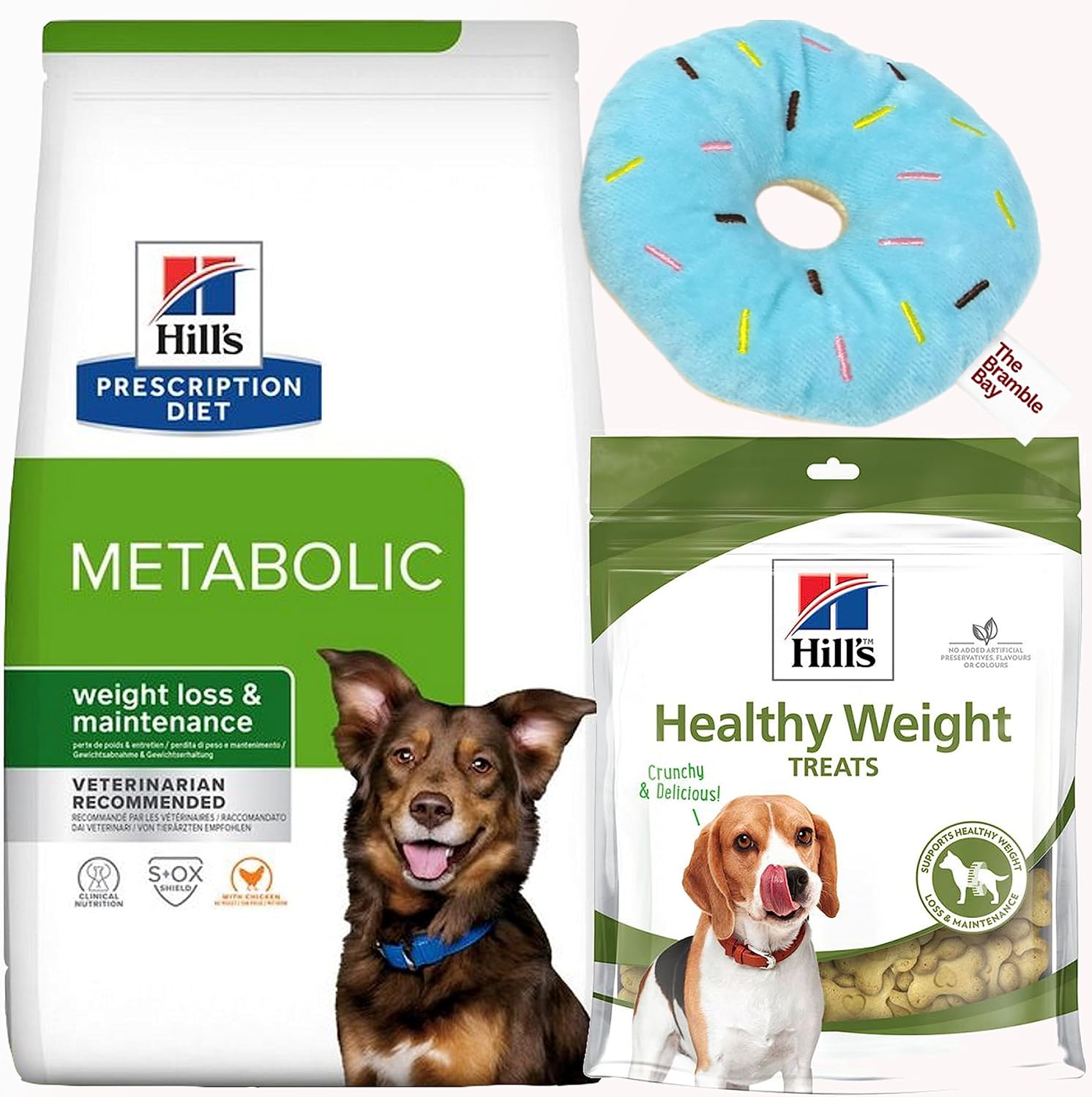 Weight Control Dog Food Bundle includes Hills Metabolic Dry 1.5kg