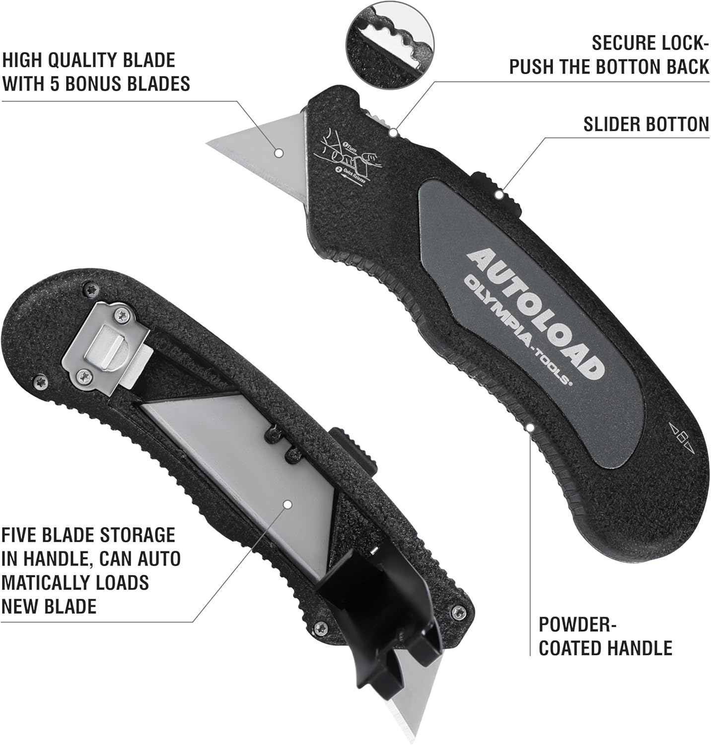 Olympia Tools 33-183 Turboknife by Autoload