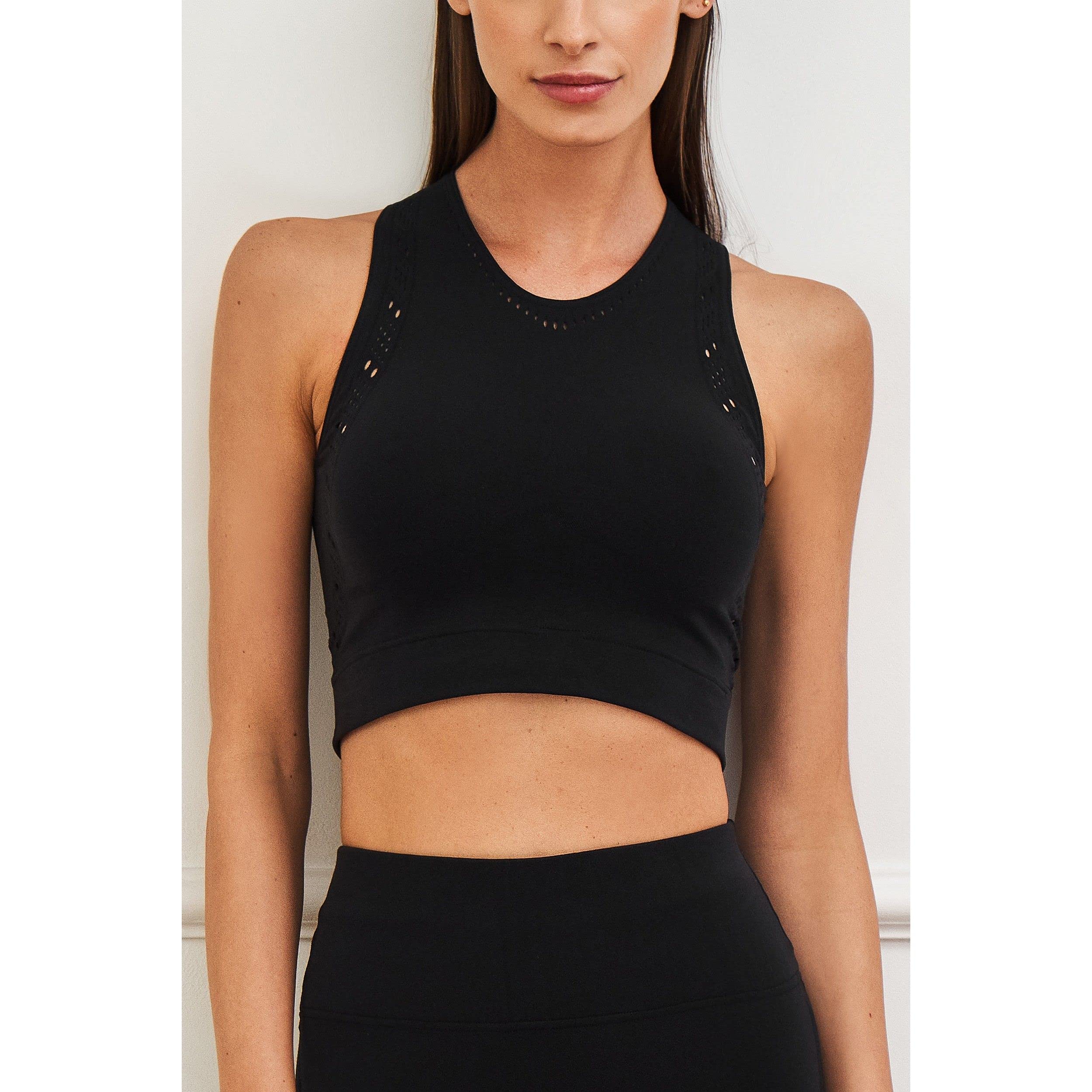Top sportivo da donna, top da palestra, da yoga, da donna, di alta qualità, elegante e alla moda