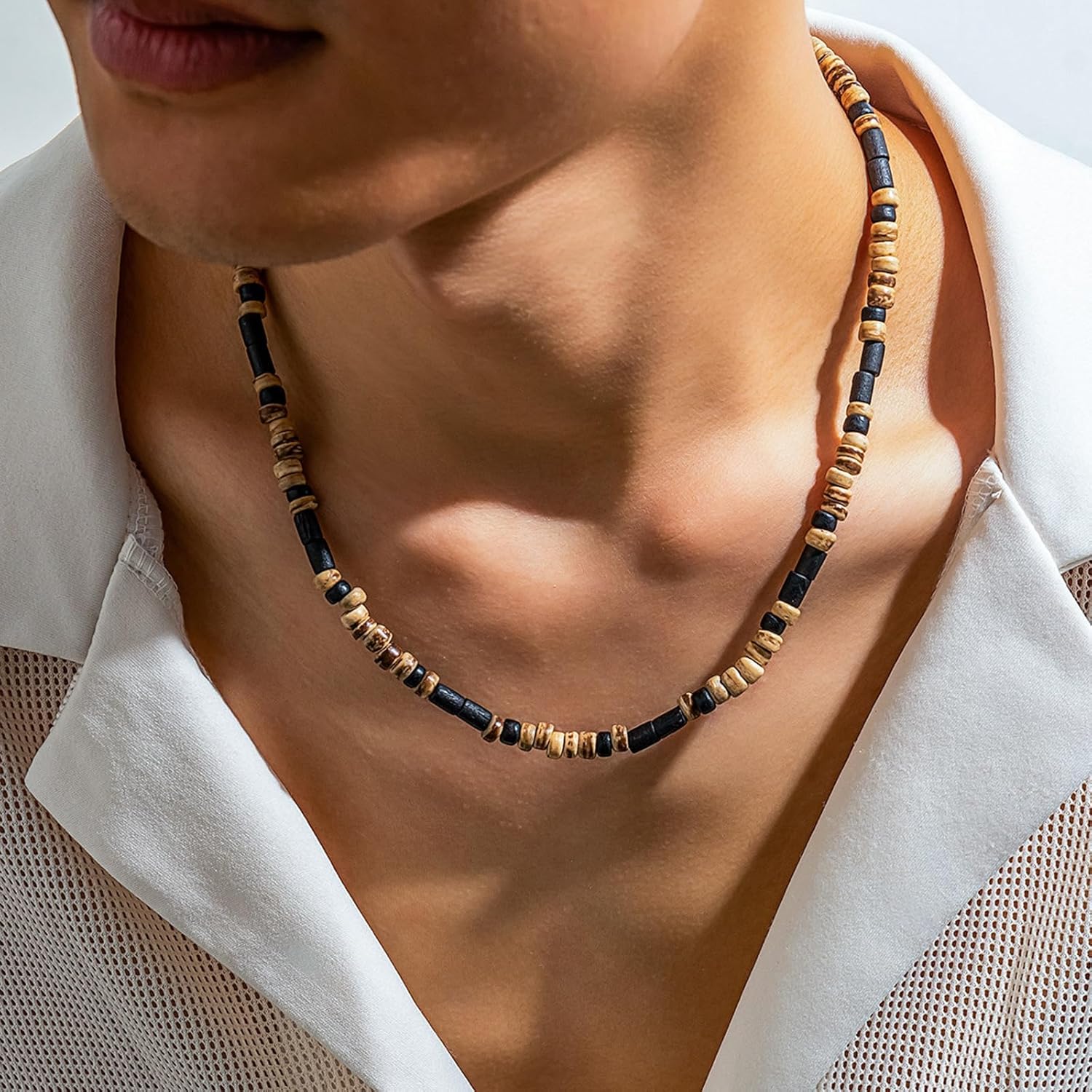 Pendant Mens Beach Jewelry Seashell Necklace Beach Necklace Mens