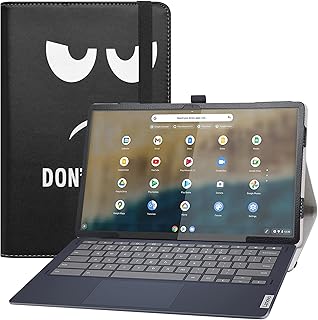 Bige for Lenovo IdeaPad Duet 5 Chromebook 13.3 Case,PU Leather Folio 2-Folding Stand Cover for Lenovo IdeaPad Duet 5 Chromebook 13.3" 2-in-1 Tablet,Don't Touch