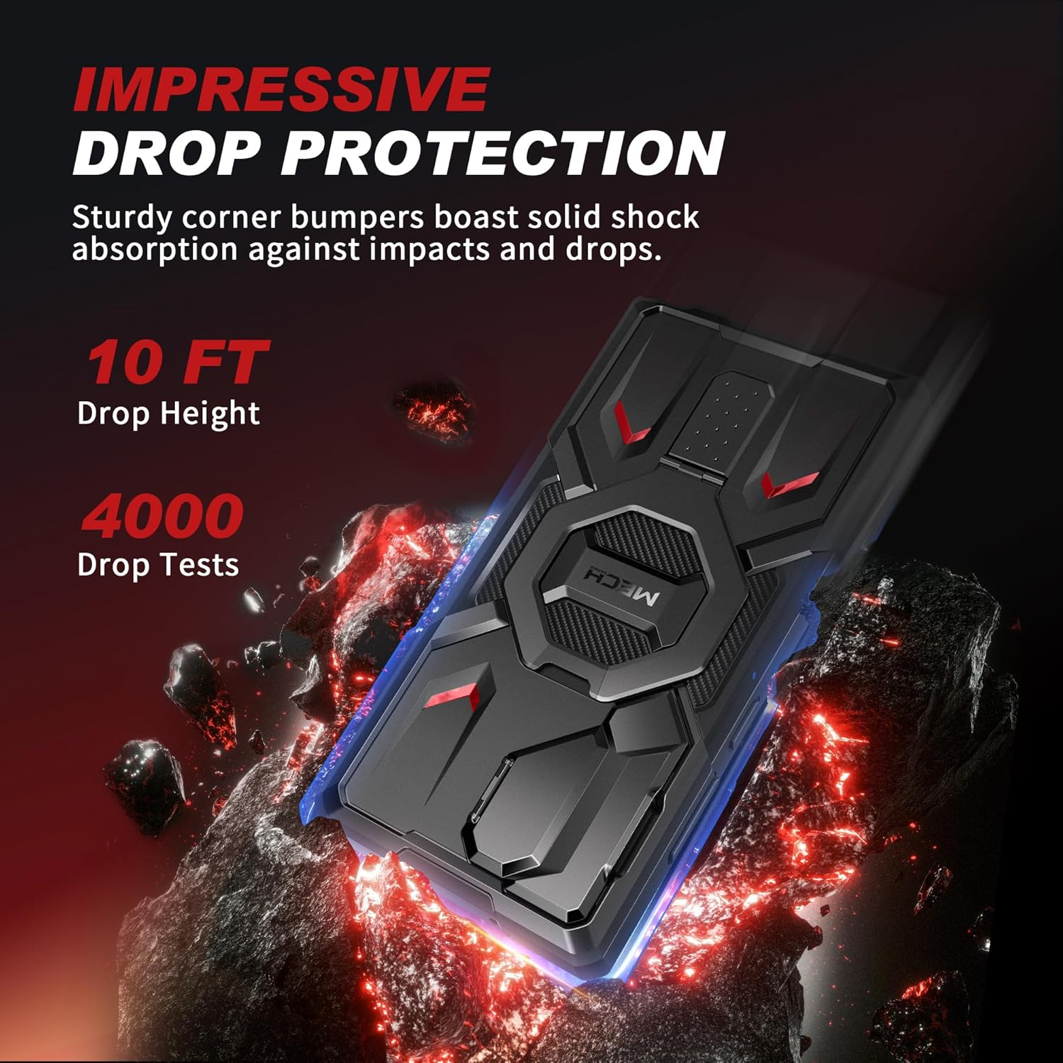 TONGATE Magnetic Stand for Samsung Galaxy S25 Ultra Case with Privacy Screen Protector, [Compatible with Magsafe] [Military Drop Protection] S25 Ultra Case with Camera Cover & Belt Clip, Black 6.9" - Image 7