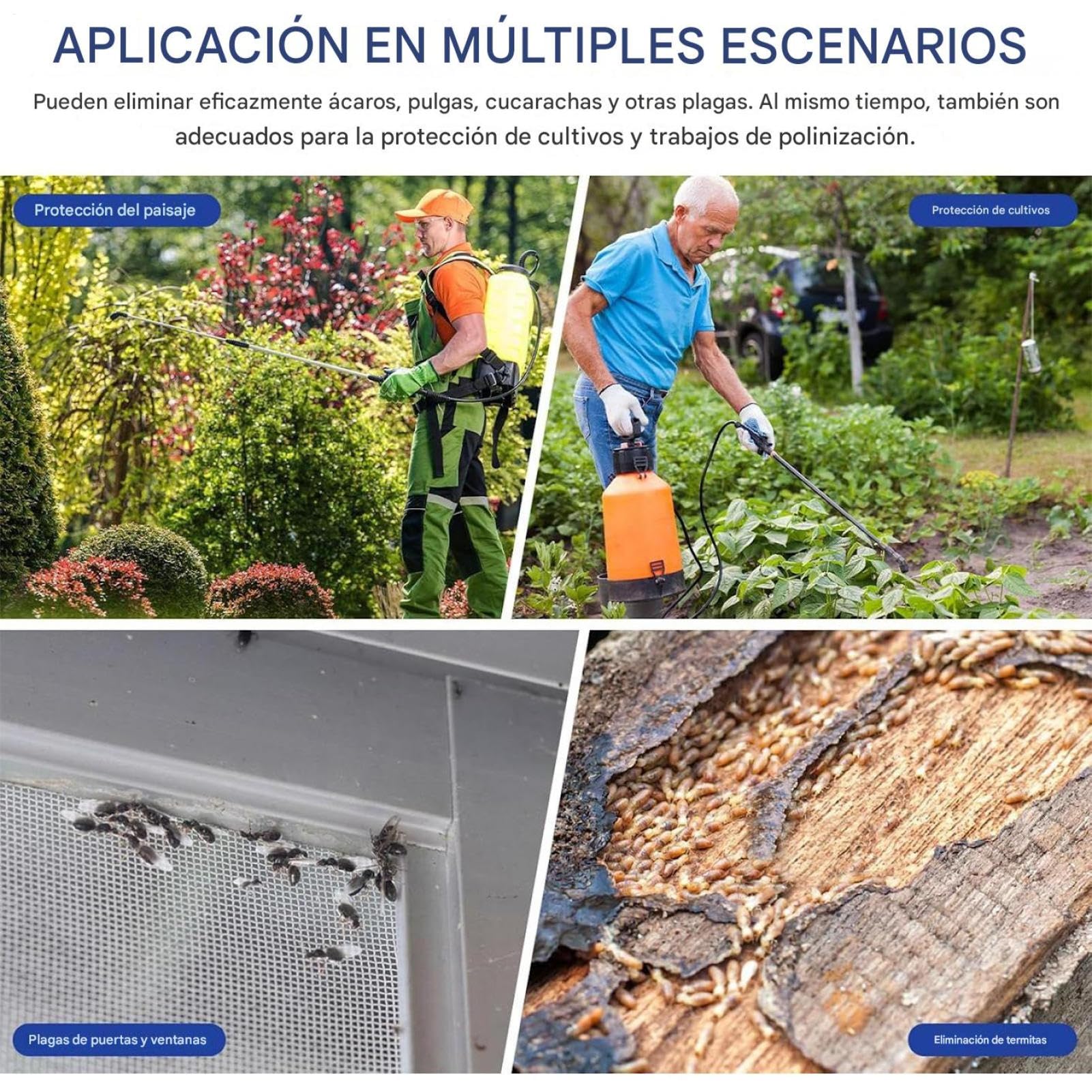 Genérico Espolvoreador para Tierra De Diatomeas - Control De para Ganado,Multifuncional para Andamios, Jardín, Vivero, Granja, Invernadero Y Hogar