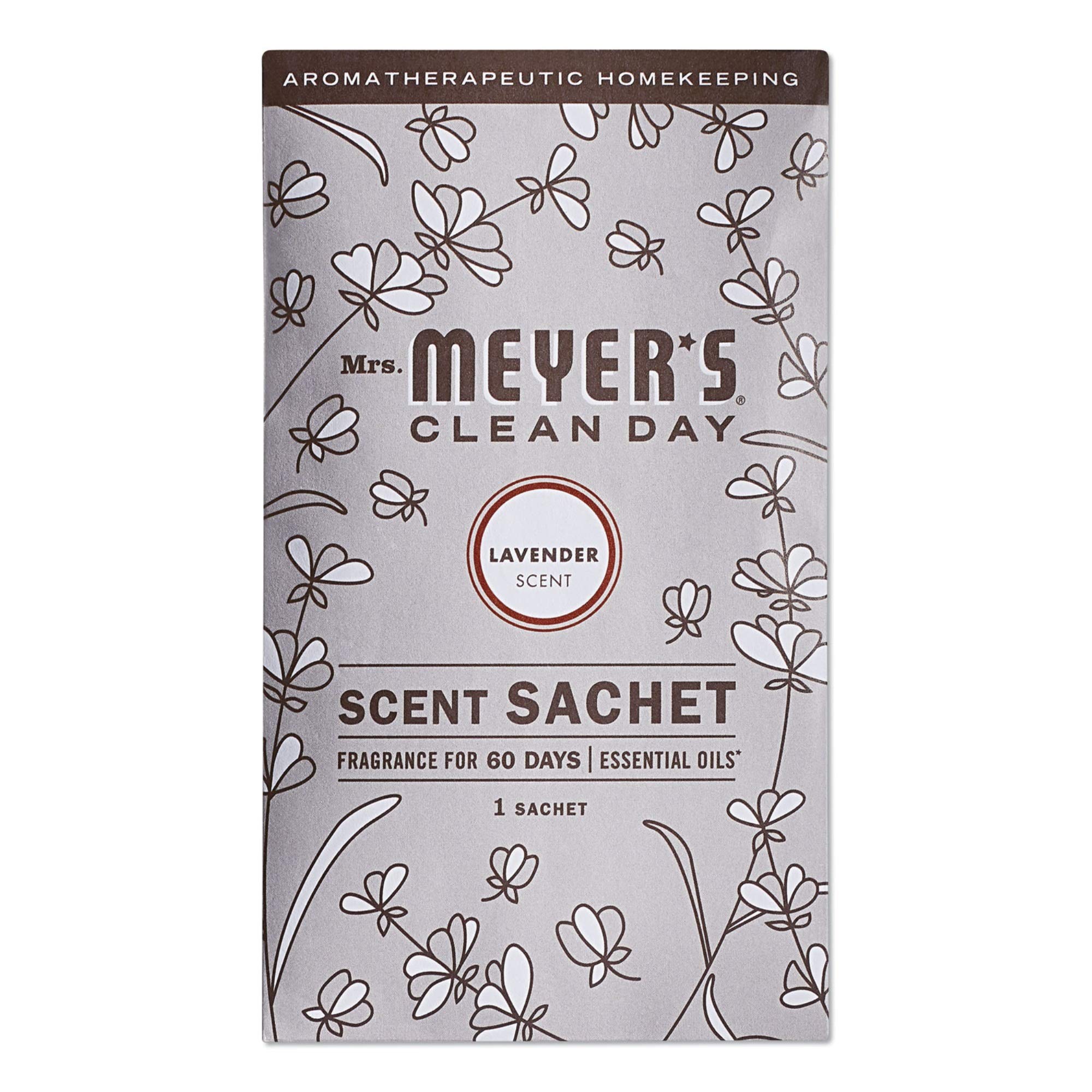 Clean Day Scent Sachets, Lavender, 0.05 Lbs Sachet, 18/Carton