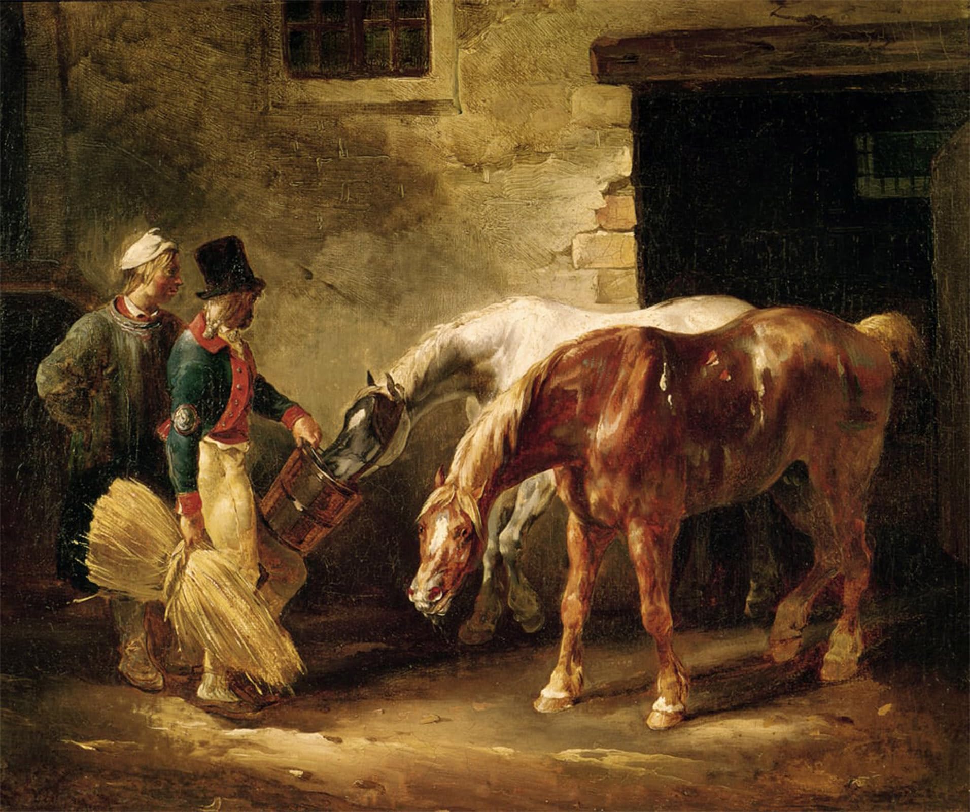 Cuadro de caballos de Gericault en lienzo para pared, decoración de hogar y dormitorio 5