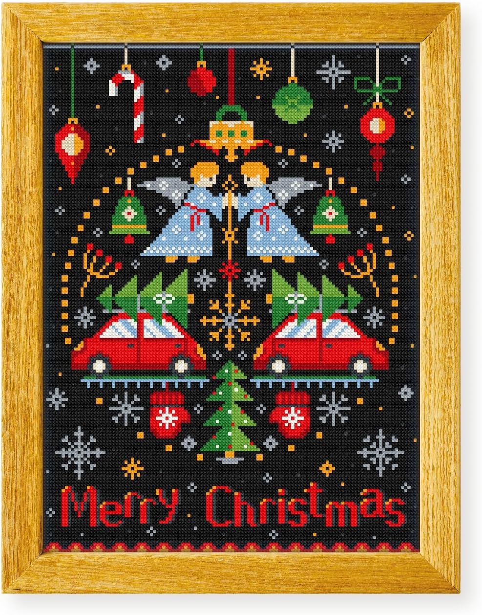 Awesome Pattern Studio Miracle Christmas Ball DS2030, Diamond Painting Kit, Diamond Art Kits for Adults, Full Drill 5D Diamond Dots Kits. All Items Included.