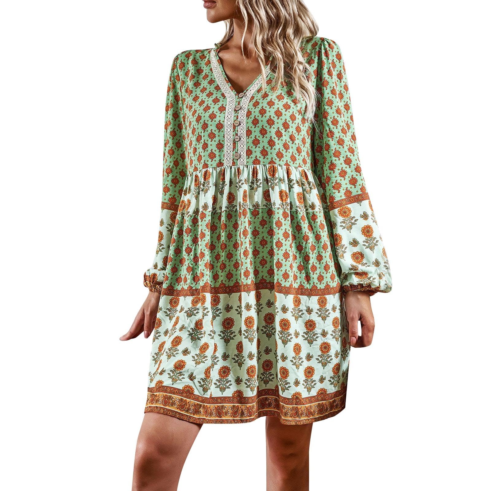 Robe longue bohème fluide et légère pour affronter la chaleur