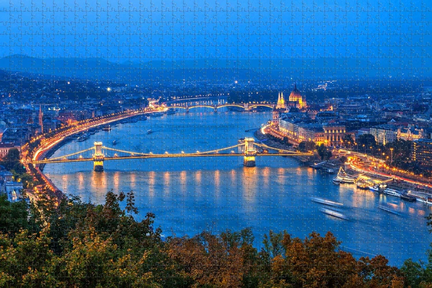 Jigsaw Puzzle for Adults Hungary Danube River Budapest Puzzle 1000 Piece Travel Souvenir