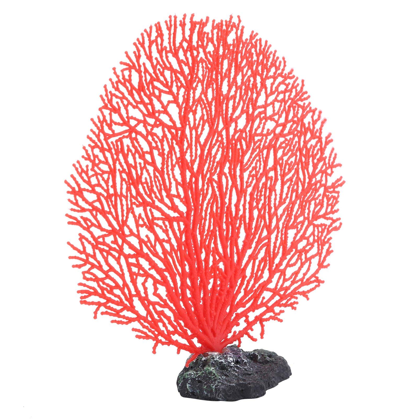 Corallo artificiale per acquario, Pianta di corallo simulata in PVC decorazione realistica per vasca di pesce