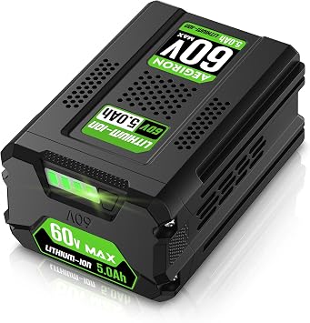 Replacement for Greenworks 60V Battery 5.0Ah, Compatible with All Greenworks 60 Volt Lithium-lon Battery Power Tools, Replace for 60V Battery LB60A02 LB60A03 LB602 LB6025