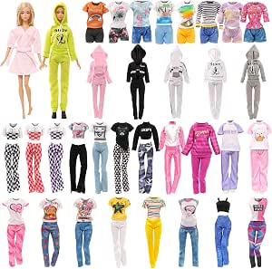 10 Vestidos + 2 Pares De Zapatos Para Muñecas Chelsea De 15 Cm (6 Pulgadas) - Miunana, Juego De Ropa Para Princesa