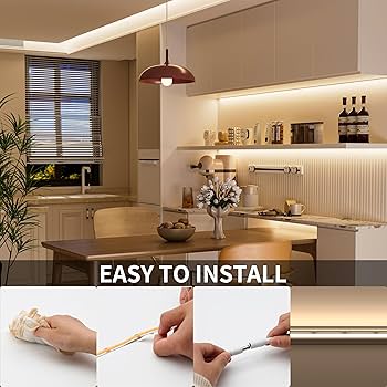 Amazon.com: PAUTIX COB LED Strip Light 3087LEDs 20ft/6.1m Natural