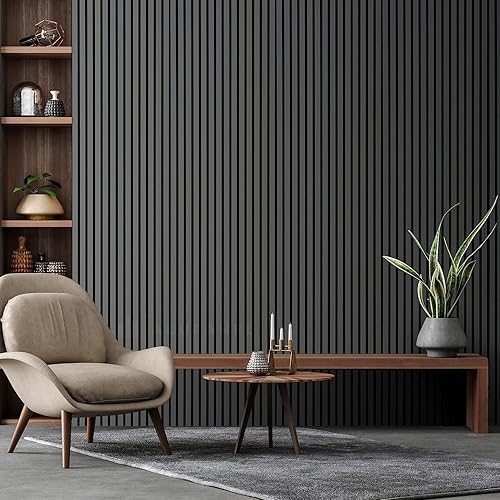 Vista 28 de Concord Paneles de pared 3D Muestra - Gris clásico 2 tonos 4 x 4 pulgadas Paneles impermeables CO100-17 -M