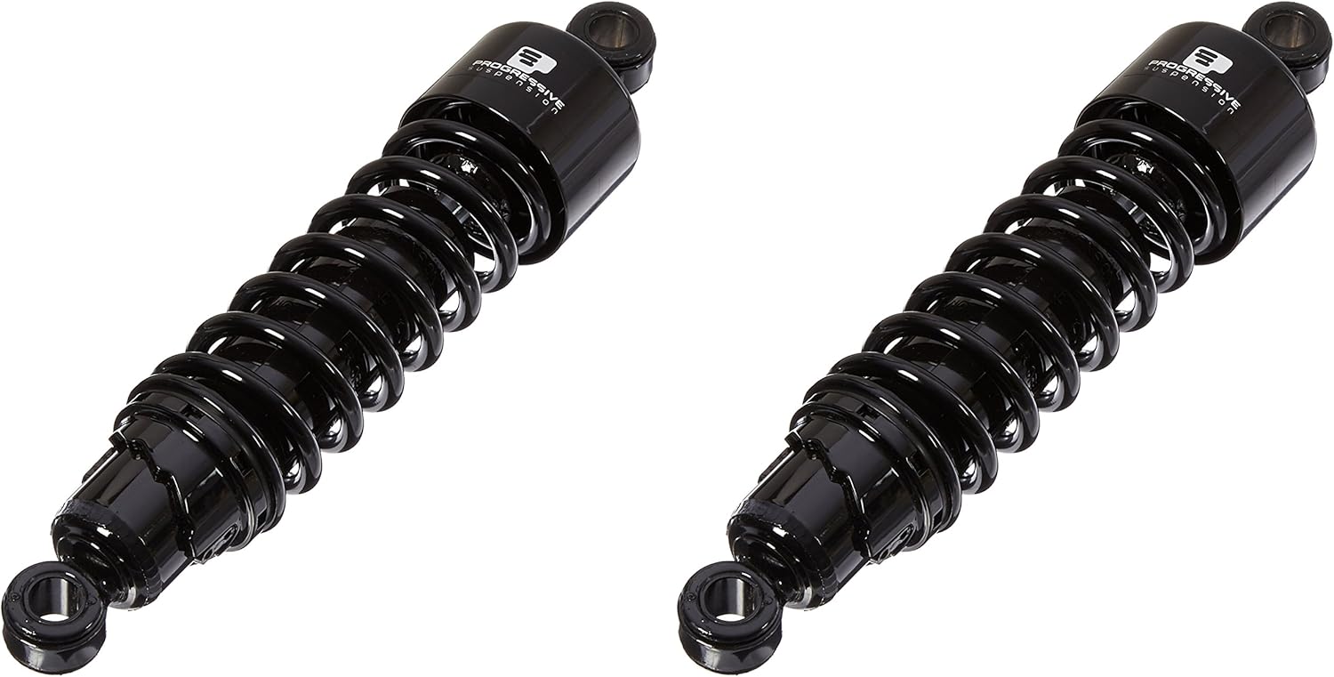Progressive Suspension 412-4079B Black Anodized Finish 12" Standard Low Buck Factory Replacement Rear Suspension Shock