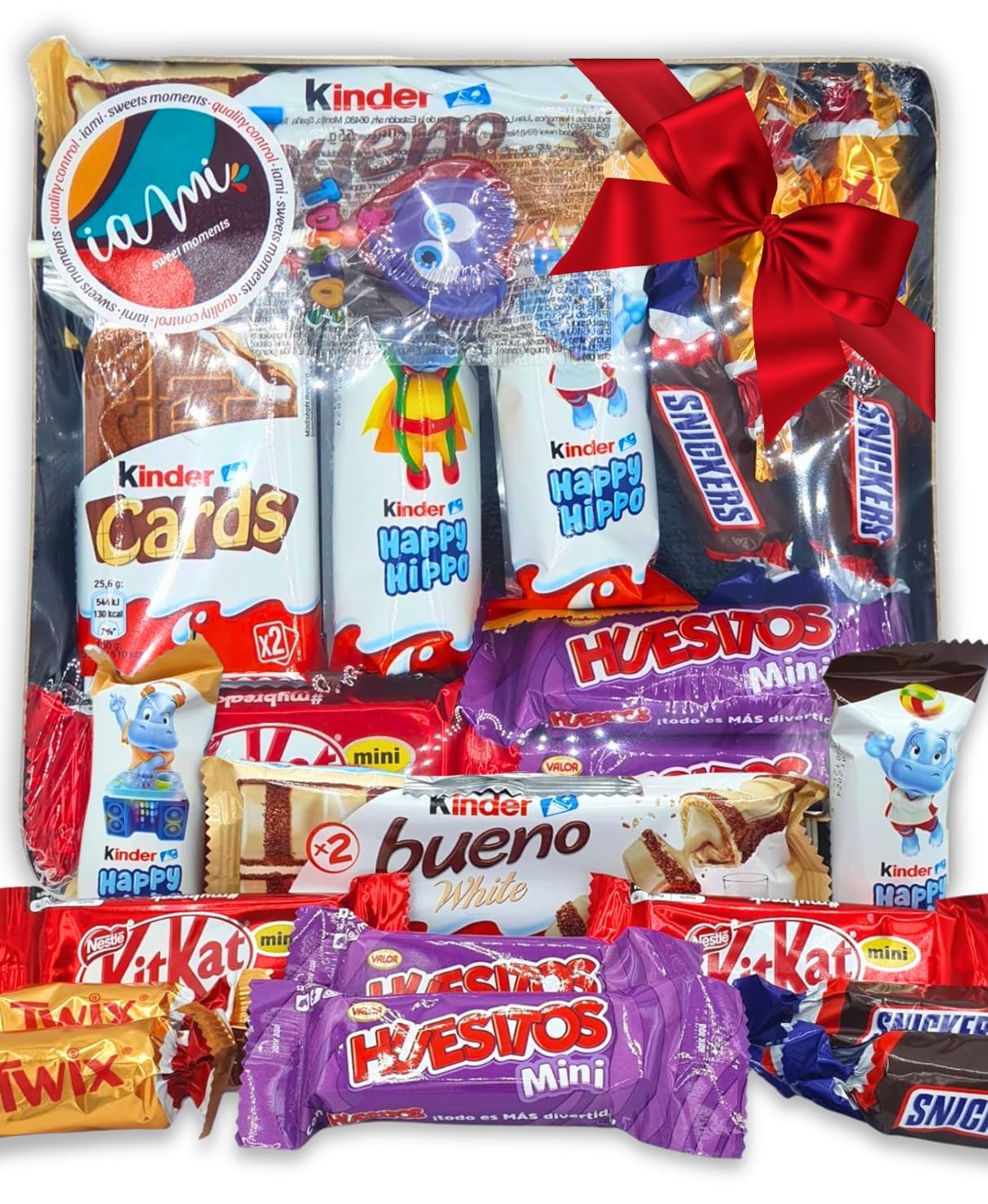 Taza Regalo Día de la Madre con de +14 Chocolates - Regalo Original con Chocolatinas Kinder,Milka,Kit-Kat y Chucherías - "La Mejor Mamá de Todas" — view 6