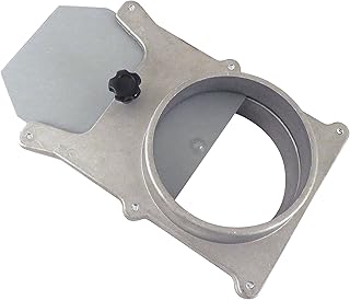 3" OD Self Cleaning No Clog Aluminum Blast Gate Cut Off Valve for Dust Collection System ABG3