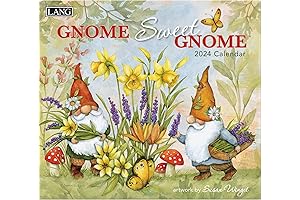 Gnome Sweet Gnome 2024 Wall Calendar