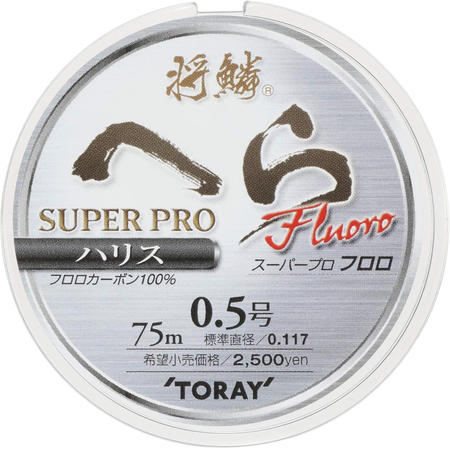 Toray Harris, General Scale, Spatula, Super Pro Fluoro, Harris, Fluorocarbon 25.4 ft (75 m), Natural