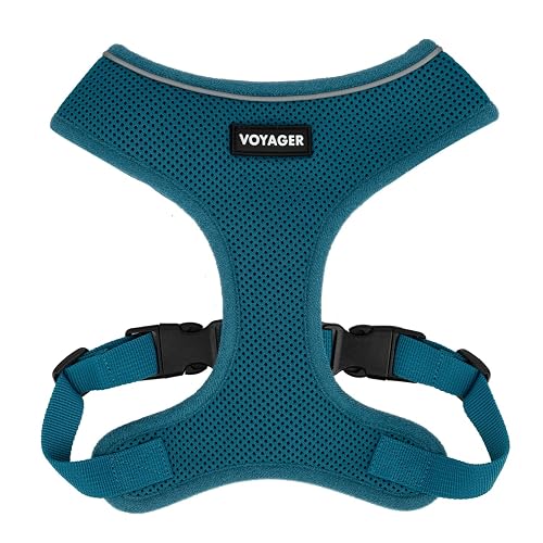Voyager Aerolite - Arnés de malla sin tirones para perro, ligero, suave, transpirable, costuras reflectantes…