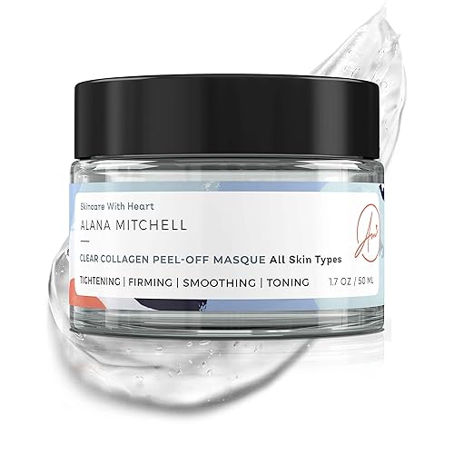 Alana Mitchell Máscara facial de colágeno antienvejecimiento, mascarilla facial para reducir arrugas y líneas finas, mascarillas hidratantes,
