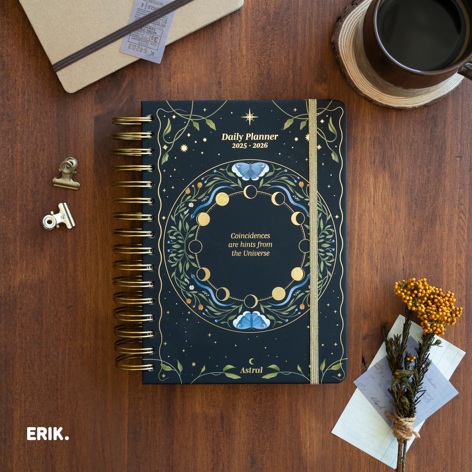 Grupo Erik A5 Academic Diary 2025-2026 Page A Day - Astral | Back To School Planner 2025-2026 Student, A5 Mid Year Diary 2025 2026 Page A Day | Cute Planner, Cute Stationery Gifts