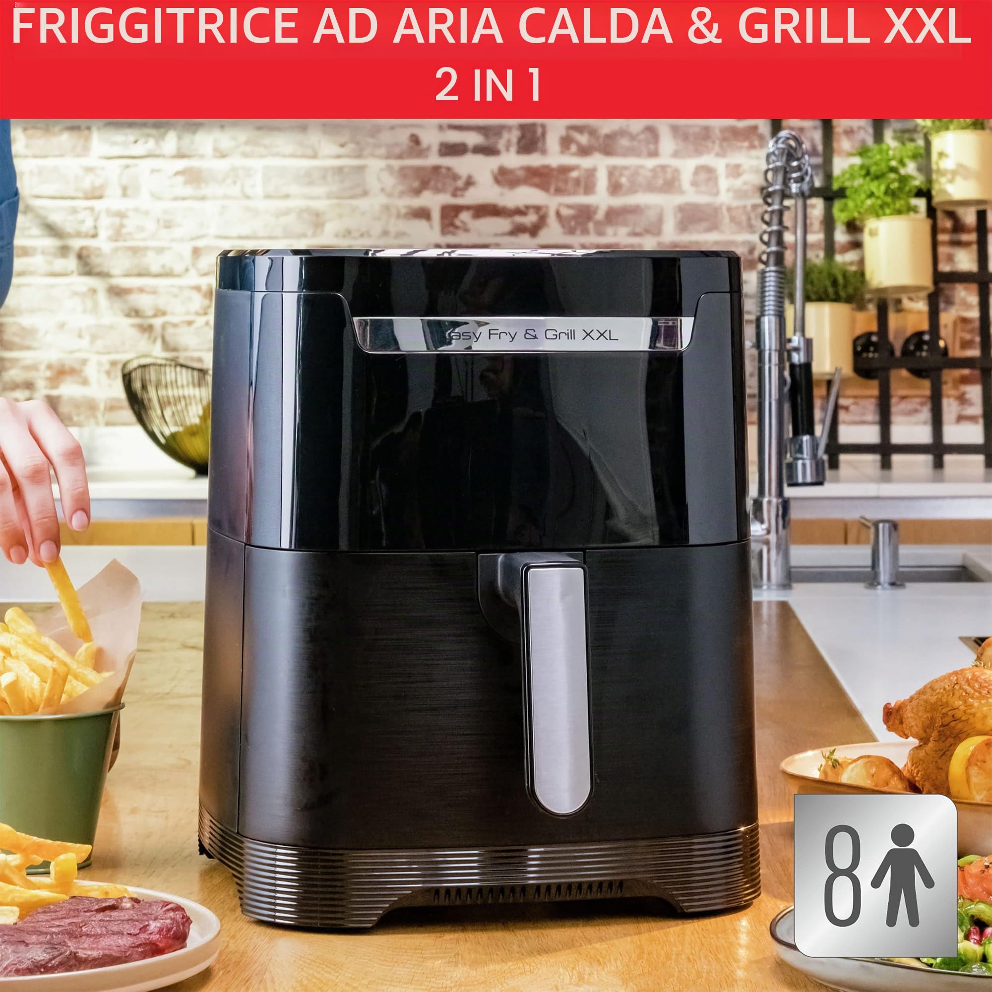 Tefal Easy Fry & Grill Xxl Ey8018 Hei?luftfritteuse