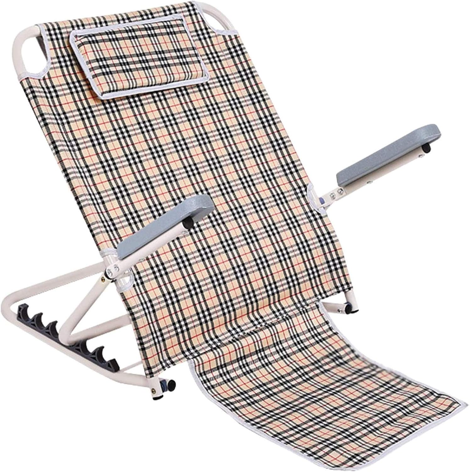 Folding Camping Cot for Adults Heavy Duty Outdoor Bed with Carry Bag Layer Travel Camp Cots Portable Cot Extra Wide,Back Rest Lumbar Support Folding Portable Back Rest,Foldable Bed Backrest