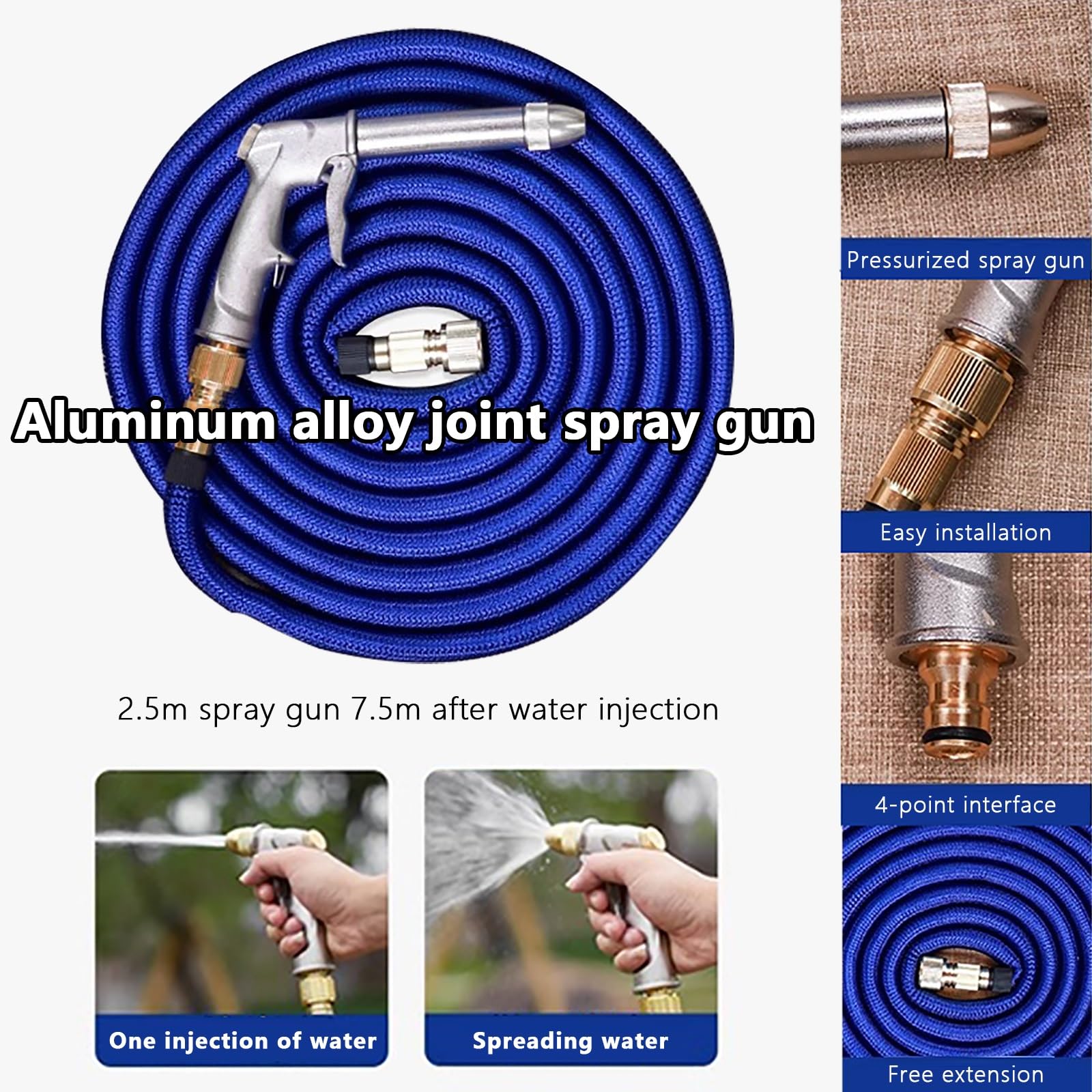 Colonne D'eau Rétro De Robinet D'extérieur, Décoration De Cour De Jardin Autoportante, Conduite D'eau Et Support De Tuyau En Acier Inoxydable, Lavage Et Arrosage D'irrigation De Pelouse D'arrière-co