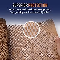 Vista 7 de Papel de Embalaje de Panal 12" x 35 pies con Cuerda y 20 Etiquetas Frágiles Suministros de Envío y Mudanza Suministros de Embalaje para Pequeñas