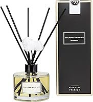 Vista 16 de CULTURE & NATURE - Set de difusor de varillas de 6.7 onzas líquidas (200ml) - Difusor con varillas perfumado a vainilla - Fragancia para el hogar