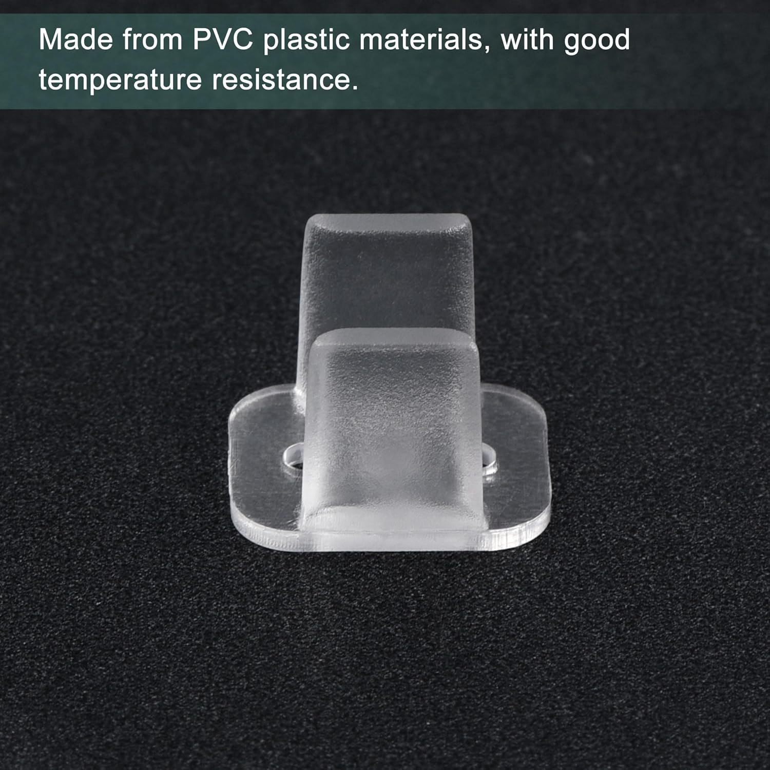 Generic LED Neon Mounting Clips, Fixing Clamps Holder for 8mm Neon LED Strip Pack of 200